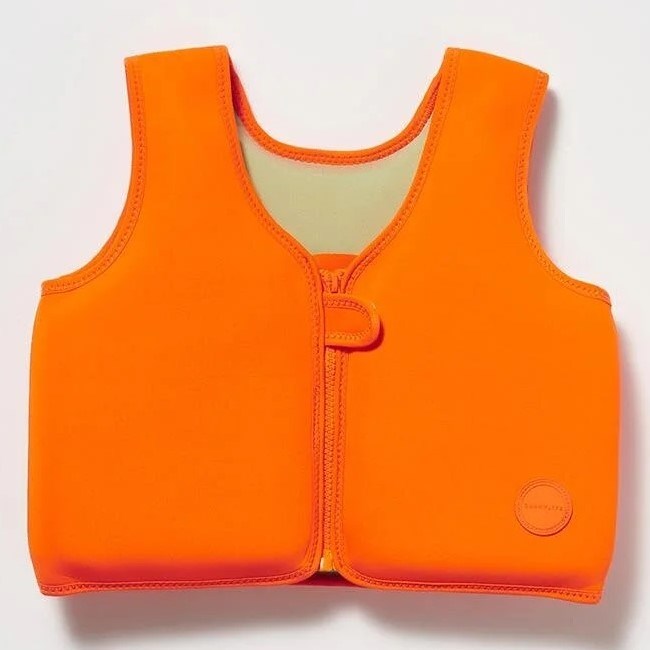 Sunnylife Swim Vest 1-2 Deniz Yeleği - Deniz Yaratıkları Neon Turuncu 