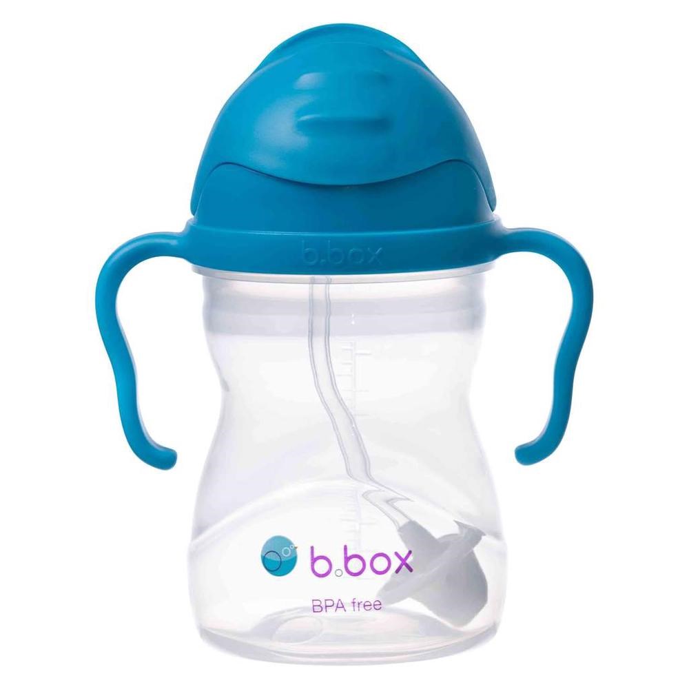 Bbox Tıklama Uçlu Kilitli Alıştırma Bardağı 240ml +6 Ay Koyu Mavi 