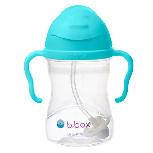 Bbox Tıklama Uçlu Kilitli Alıştırma Bardağı 240ml +6 Ay Deniz Mavisi 