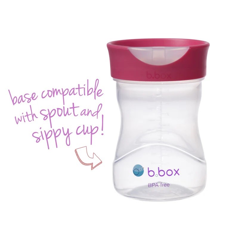 Bbox Bardağa Geçiş Kapaklı Eğitici Alıştırma Bardağı 240 ml +12 ay Pembe 