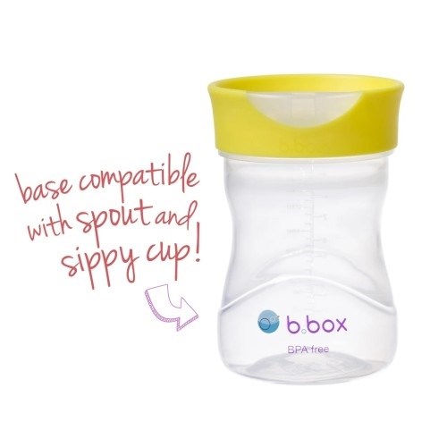 Bbox Bardağa Geçiş Kapaklı Eğitici Alıştırma Bardağı 240 ml +12 ay Sarı 