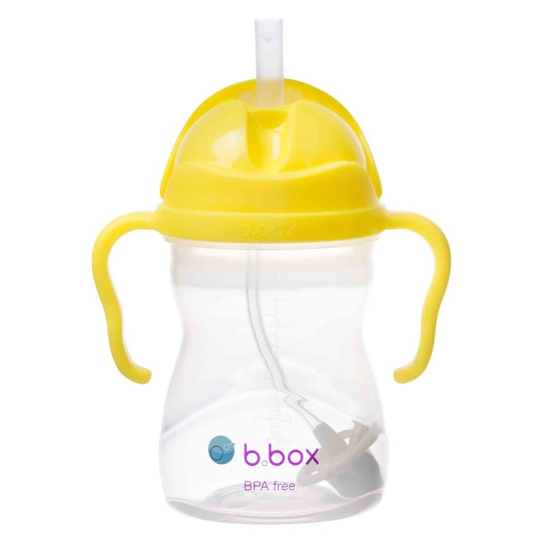 Bbox 4 in 1 Alıştırma Bardakları Beslenme Geçiş Seti 4 Parça 240 ml +12 Ay Sarı 