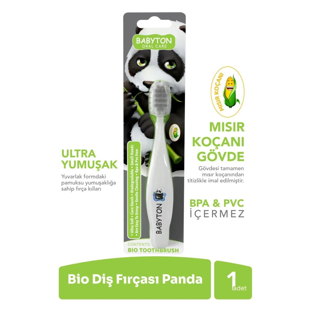 Babyton Bio Diş Fırçası Panda Orjinal