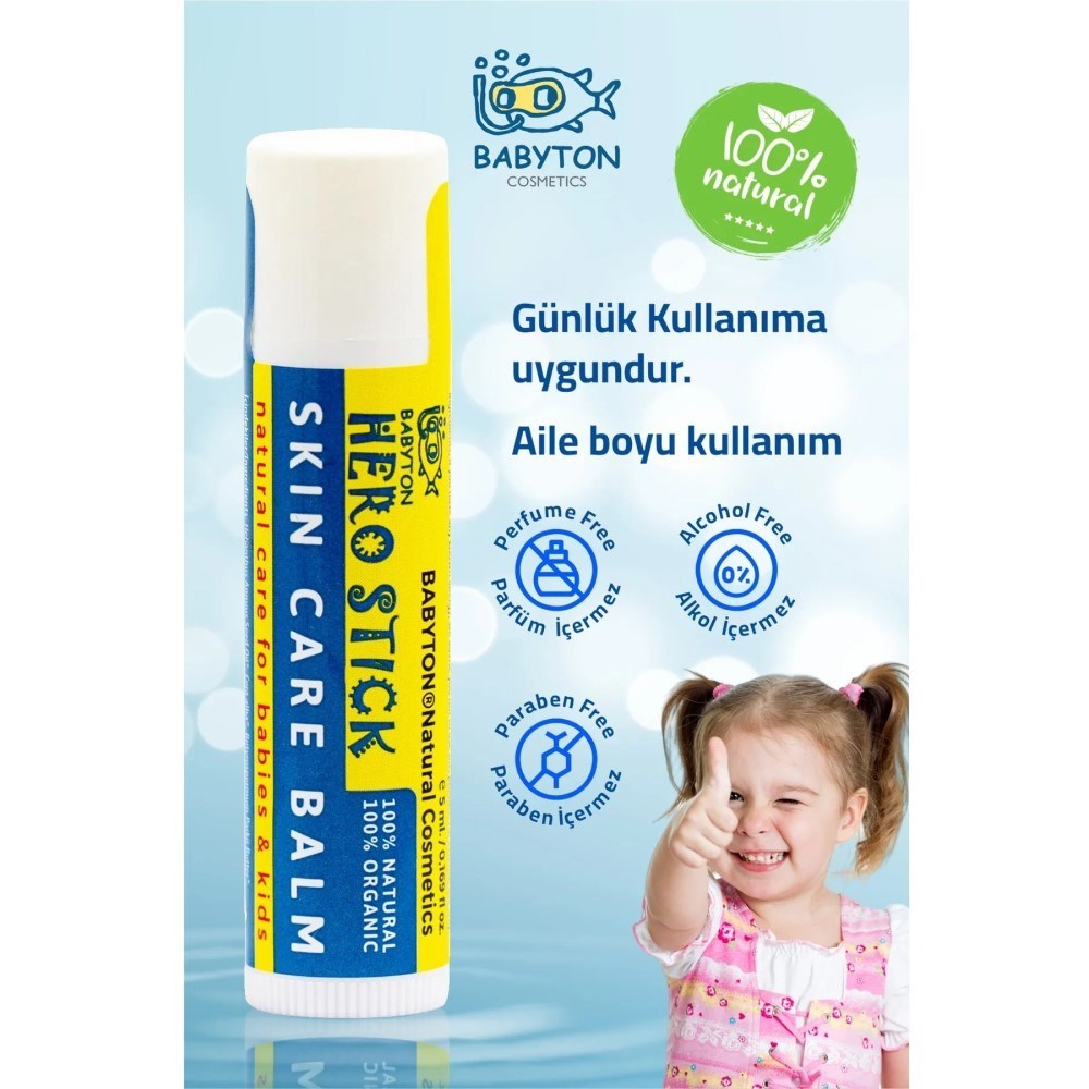 Babyton Hero Stick Anlık Yaşıtıcı Doğal Stick 5 ML 