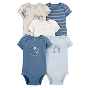 Carters Erkek Bebek Kısa Kollu Body 5'li Paket