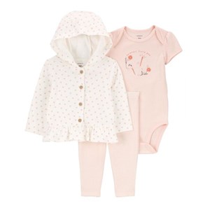 Carters Kışlık Kız Bebek 3'lü Eşofman Set