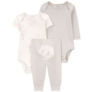 Carters Kışlık Bebek Body Pantolon Set 3'lü Paket