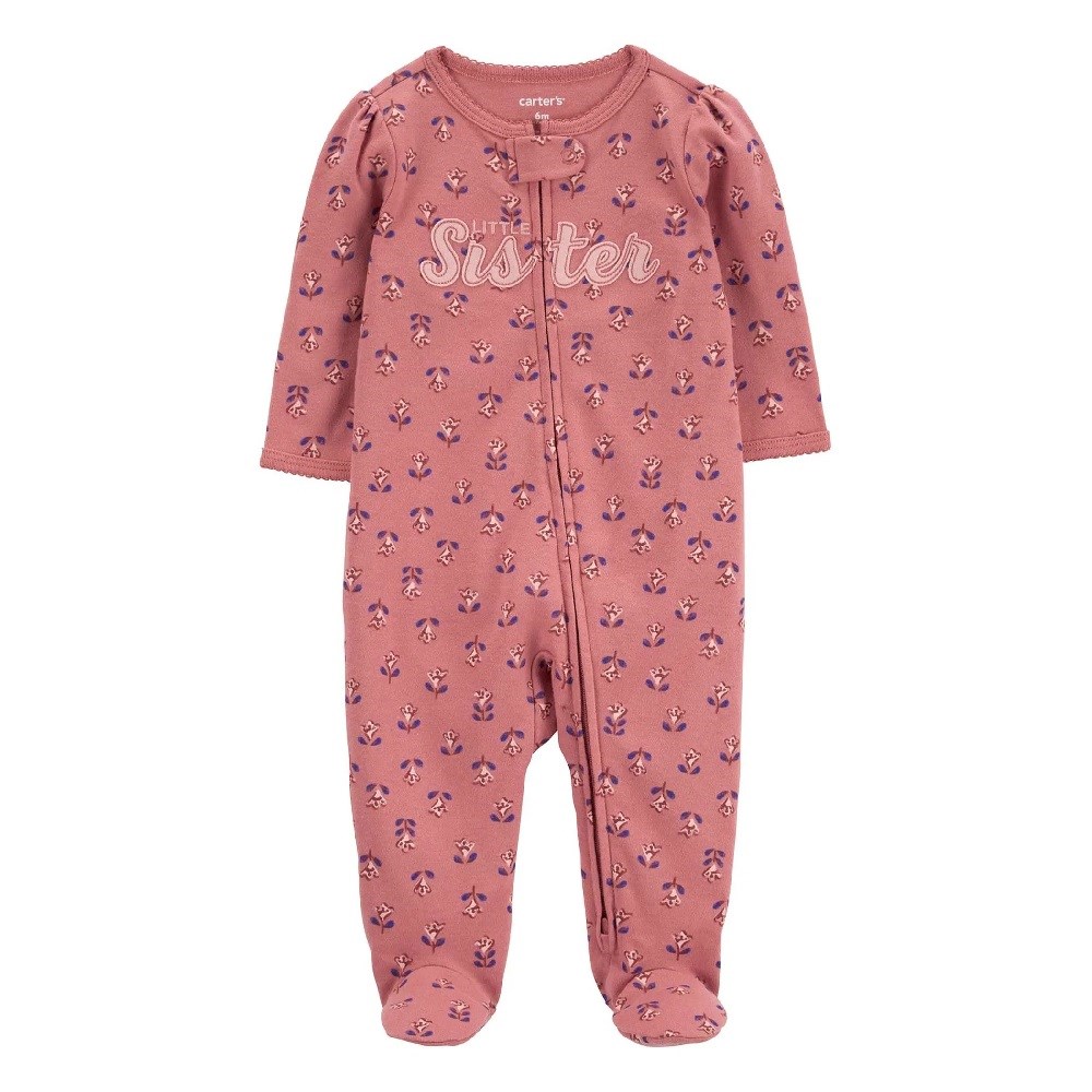 Carters Kışlık Kız Bebek Tulum Pembe