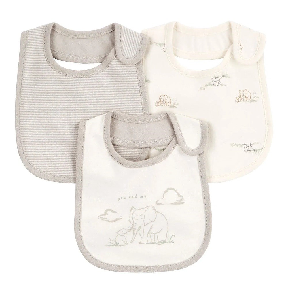 Carters Bebek Önlük Set 3'lü Paket 0-3 Ay Gri