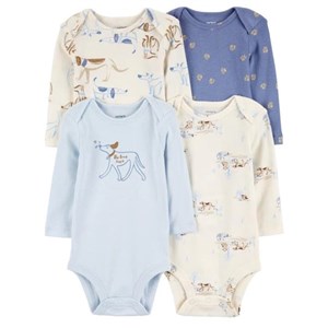 Carters Kışlık Erkek Bebek Uzun Kollu Body Set 4'lü Paket