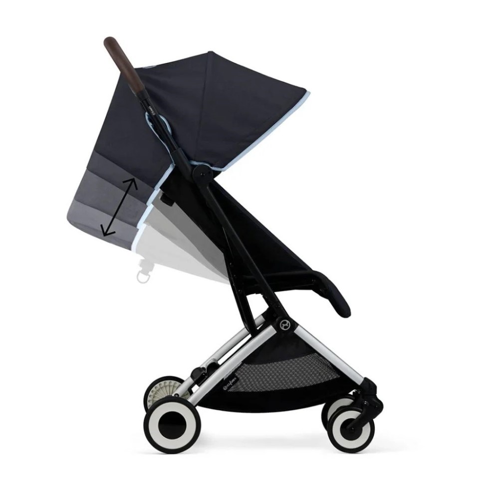 Cybex Orfeo Kabin Boy Bebek Arabası Silver Ocean Blue 