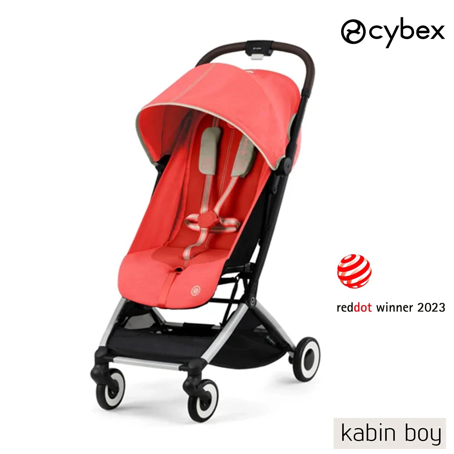 Cybex Orfeo Bebek Arabası Hibiscus Red 