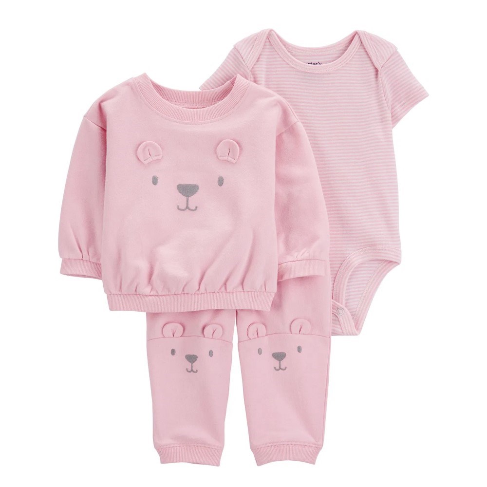 Carter’s Kız Bebek 3'lü Set Pembe