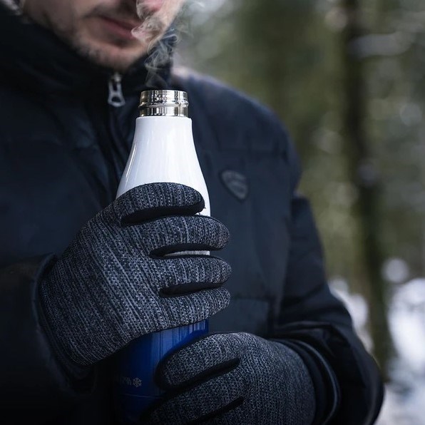 Les Artistes Paris Isı Yalıtımlı Çelik Termos Matara 500 ml Snow 