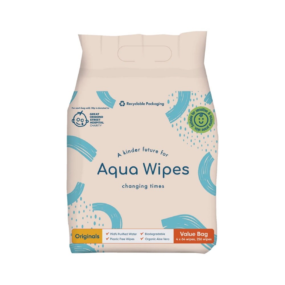 Aqua Wipes Islak Mendil (4x64) 256 Adet 