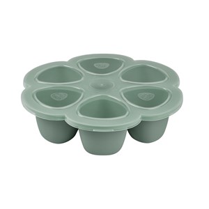 Beaba Silikon 6Lı Sıcak& Soğuk Saklama Kabı Sage Green 6 X 90 Ml