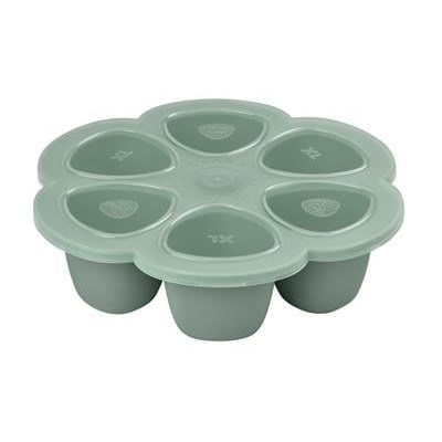 Beaba Silikon 6Lı Sıcak & Soğuk Saklama Kabı Sage Green 6 X 150Ml 