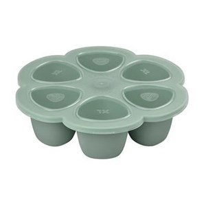 Beaba Silikon 6Lı Sıcak& Soğuk Saklama Kabı Sage Green 6 X 150Ml