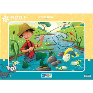 Blue Focus 72 Parça Puzzle - Balıkçı