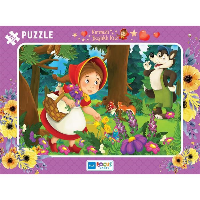 Blue Focus 72 Parça Puzzle - Kırmızı Başlıklı Kız 