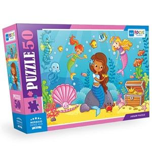 Blue Focus 50 Parça Puzzle Mermaid- Deniz Kızı