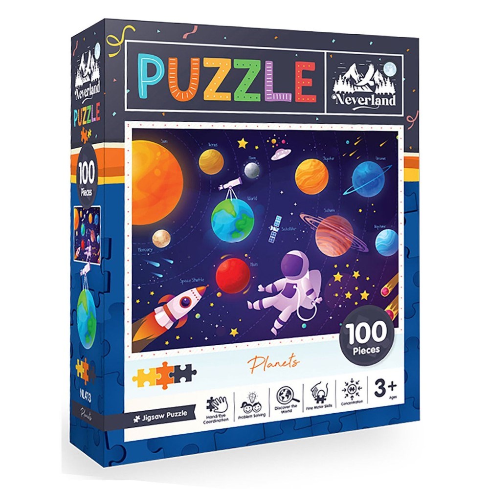 Blue Focus Gezegenler Puzzle 30 Parça 