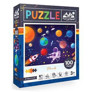 Blue Focus Gezegenler Puzzle 30 Parça