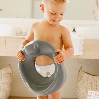 Bumbo Toilet Trainer- Tuvalet Adaptörü (Cool Grey) 