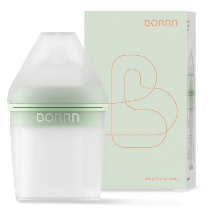 Borrn Antikolik Silikon Biberon 150 ml Yeşil 