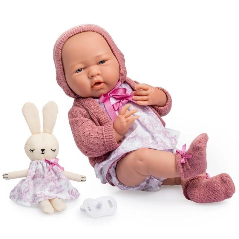 Berenguer Oyuncak Bebek 38 cm - Pembe Hırka ve Tavşanlı 