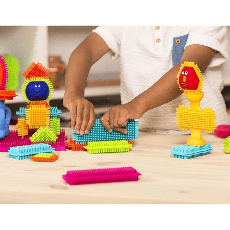 Bristle Blocks Yapı Oyuncakları - Neşeli Küçük Adamlar - 75 Parça 