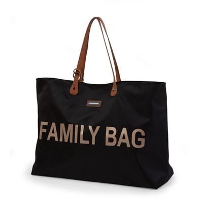 Childhome Family Bag Çanta Siyah/Gold 