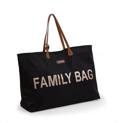 Childhome Family Bag Çanta Siyah/Gold 