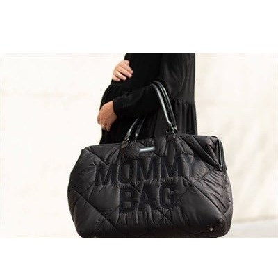 Childhome Mommy Bag Çanta Puffy -  Siyah 