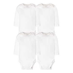 Carter's Layette Bebek 4'lü Beyaz Body Set