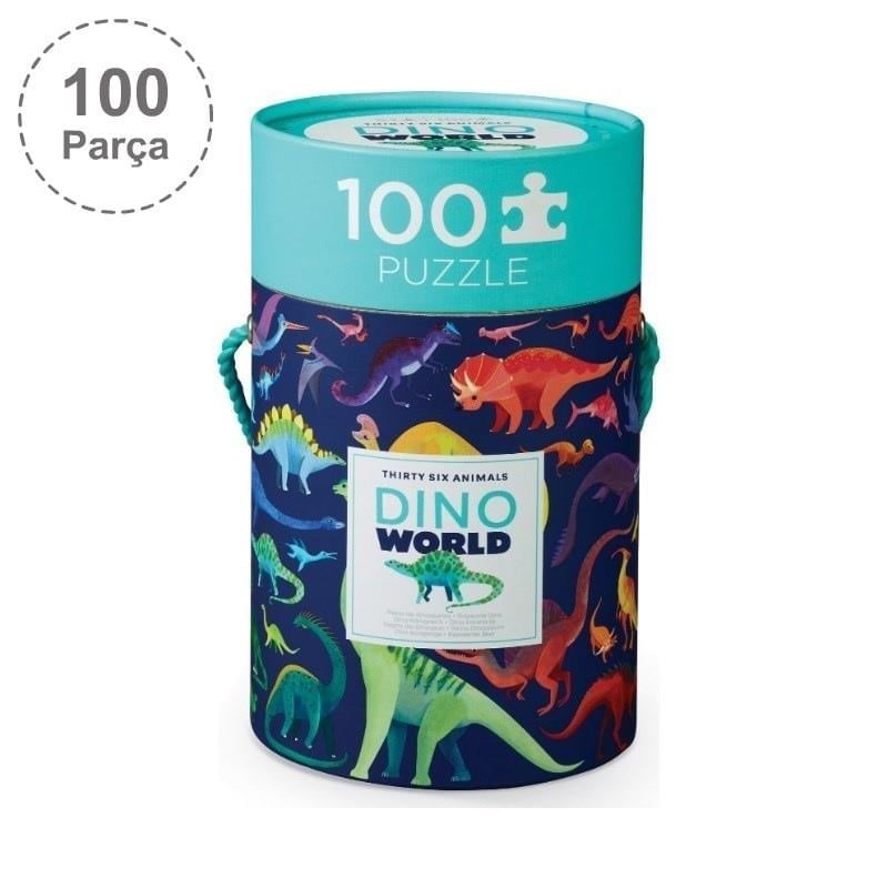 Crocodile Creek Puzzle 100 Parça - Dinozor Dünyası 