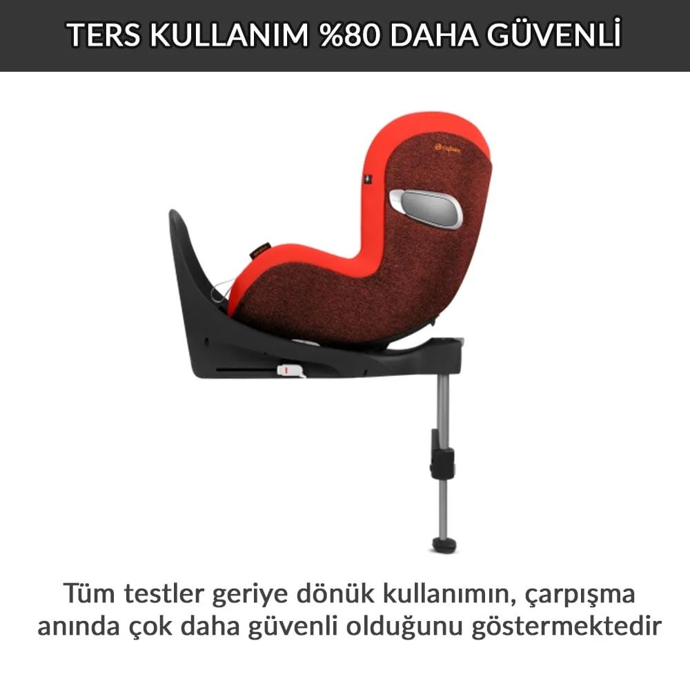 Cybex Sirona Zi Plus 0-18 Kg Oto Koltuğu Soho Grey Orjinal