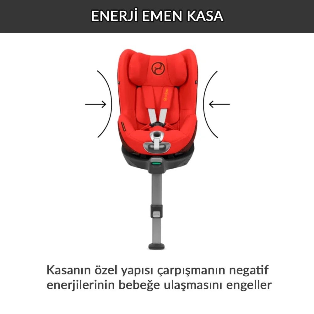 Cybex Sirona Zi Plus 0-18 Kg Oto Koltuğu Soho Grey Orjinal