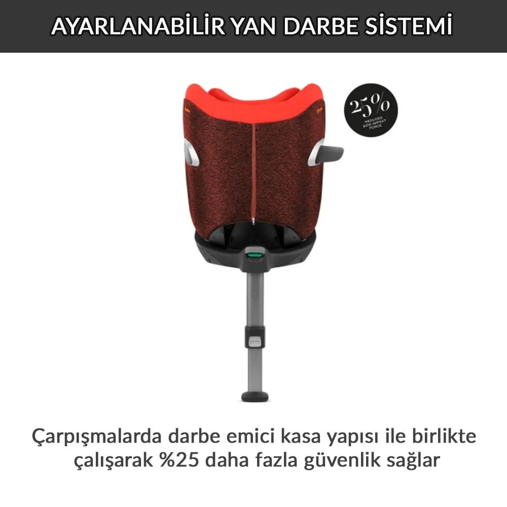 Cybex Sirona Zi Plus 0-18 Kg Oto Koltuğu Soho Grey Orjinal