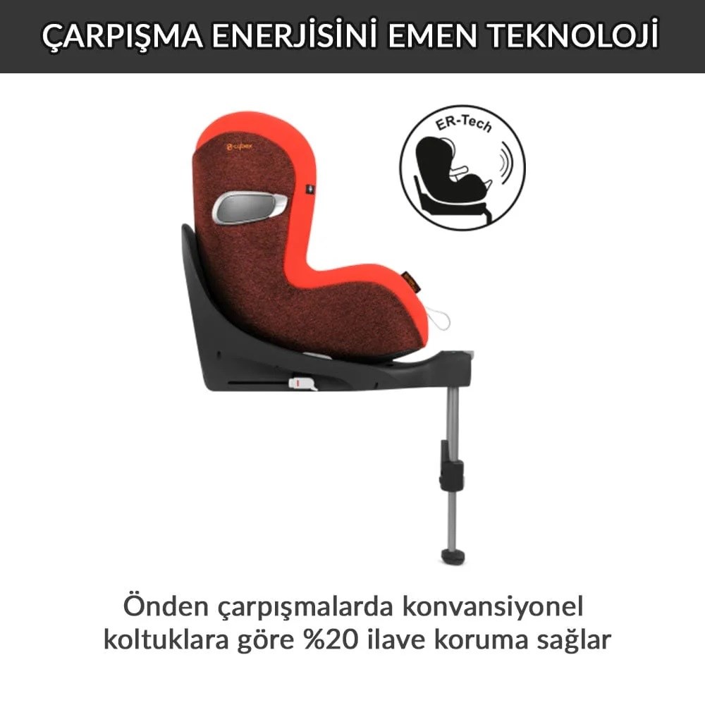 Cybex Sirona Zi Plus 0-18 Kg Oto Koltuğu Soho Grey Orjinal