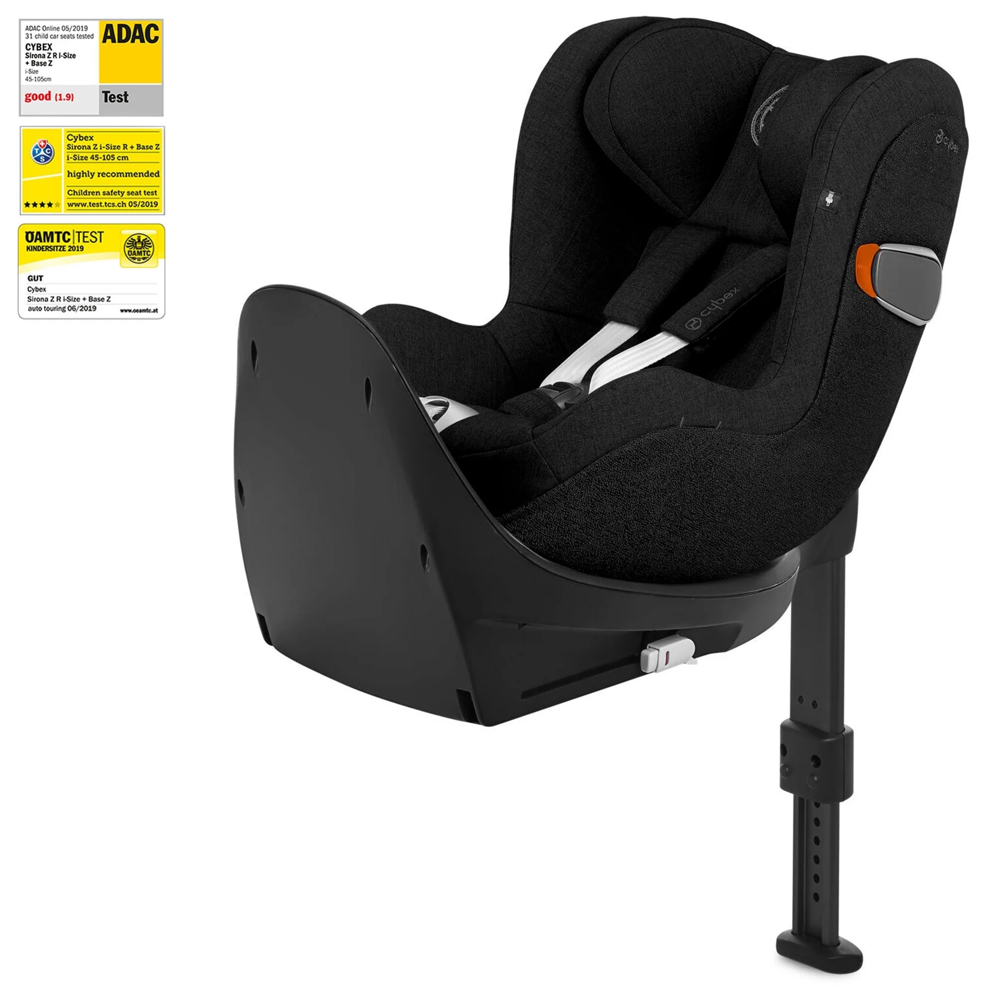 Cybex Sirona Zi Plus 0-18 Kg Oto Koltuğu Deep Black Orjinal