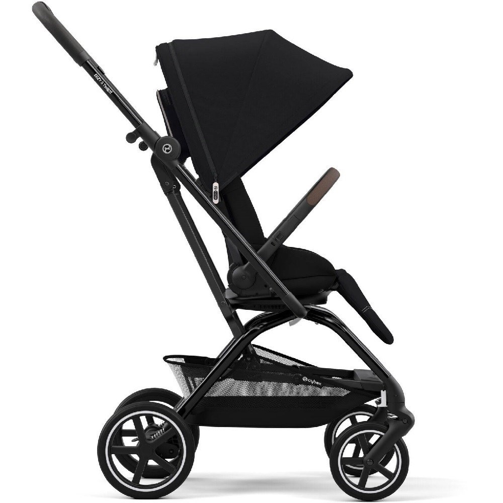 Cybex Eezy S Twist 2 Bebek Arabası Kabin Boy Moon Black   Siyah