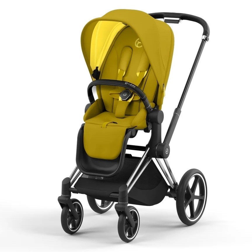 Cybex Priam Bebek Arabası Chrome Black – Mustard Yellow  