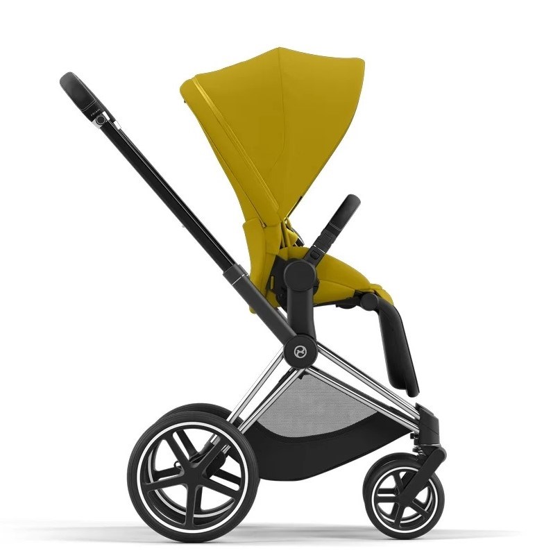 Cybex Priam Bebek Arabası Chrome Black – Mustard Yellow  