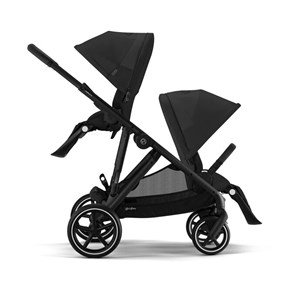 Cybex Gazelle S Black İkiz Bebek Arabası- Moon Black