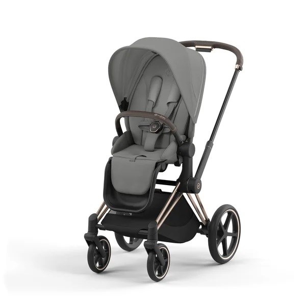 Cybex e-Priam Bebek Arabası Rose Gold - Mirage Grey 