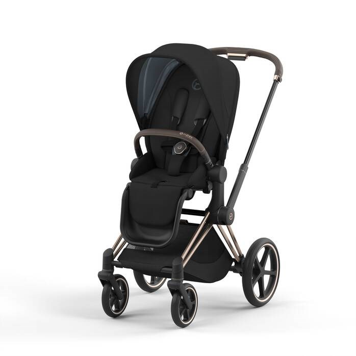 Cybex e-Priam Bebek Arabası Rose Gold – Sephia Black 