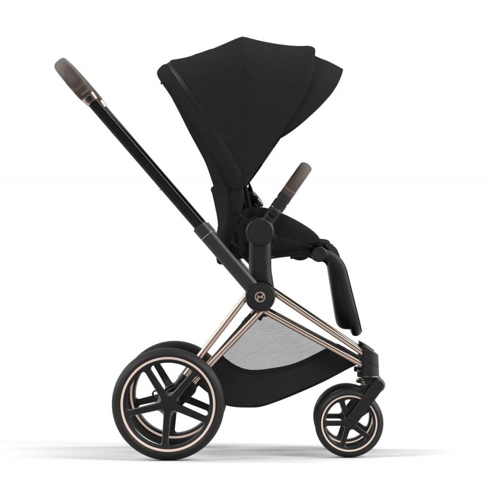 Cybex e-Priam Bebek Arabası Rose Gold – Sephia Black 