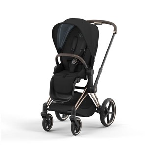 Cybex e-Priam Bebek Arabası Rose Gold – Sephia Black