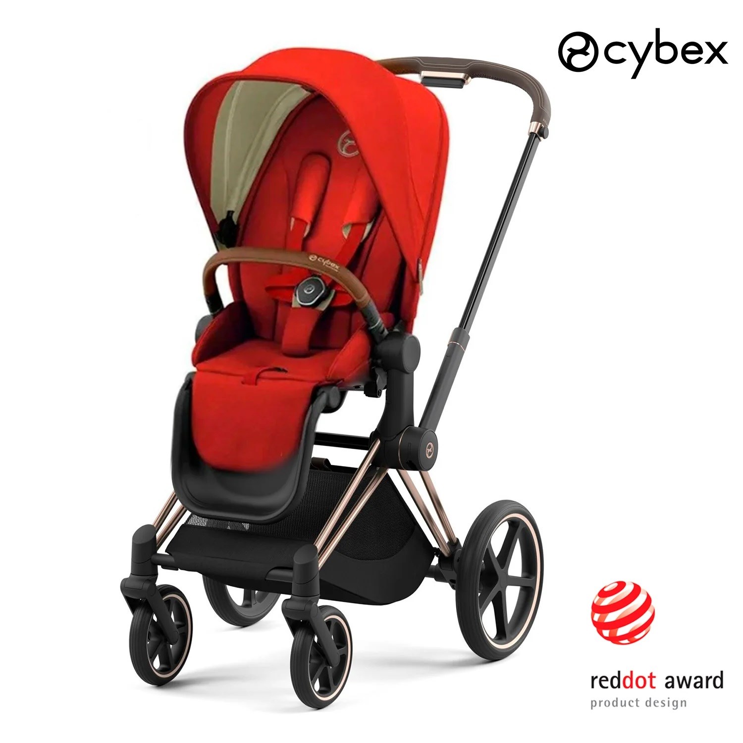 Cybex Priam Bebek Arabası Rose Gold - Autumn Gold 